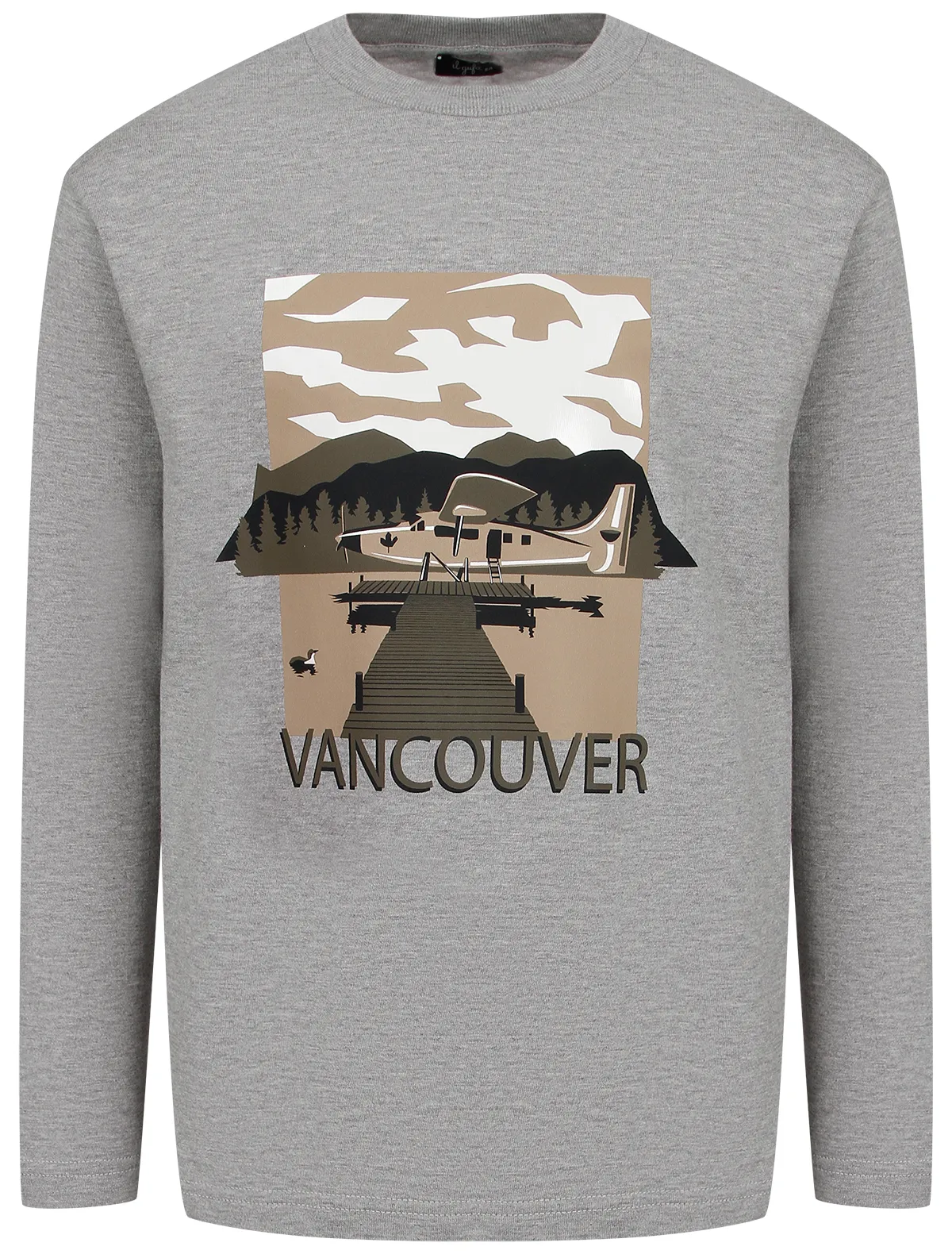 Лонгслив Il Gufo, Серый, 2614741 
Лонгслив Il Gufo, Серый, 2614741