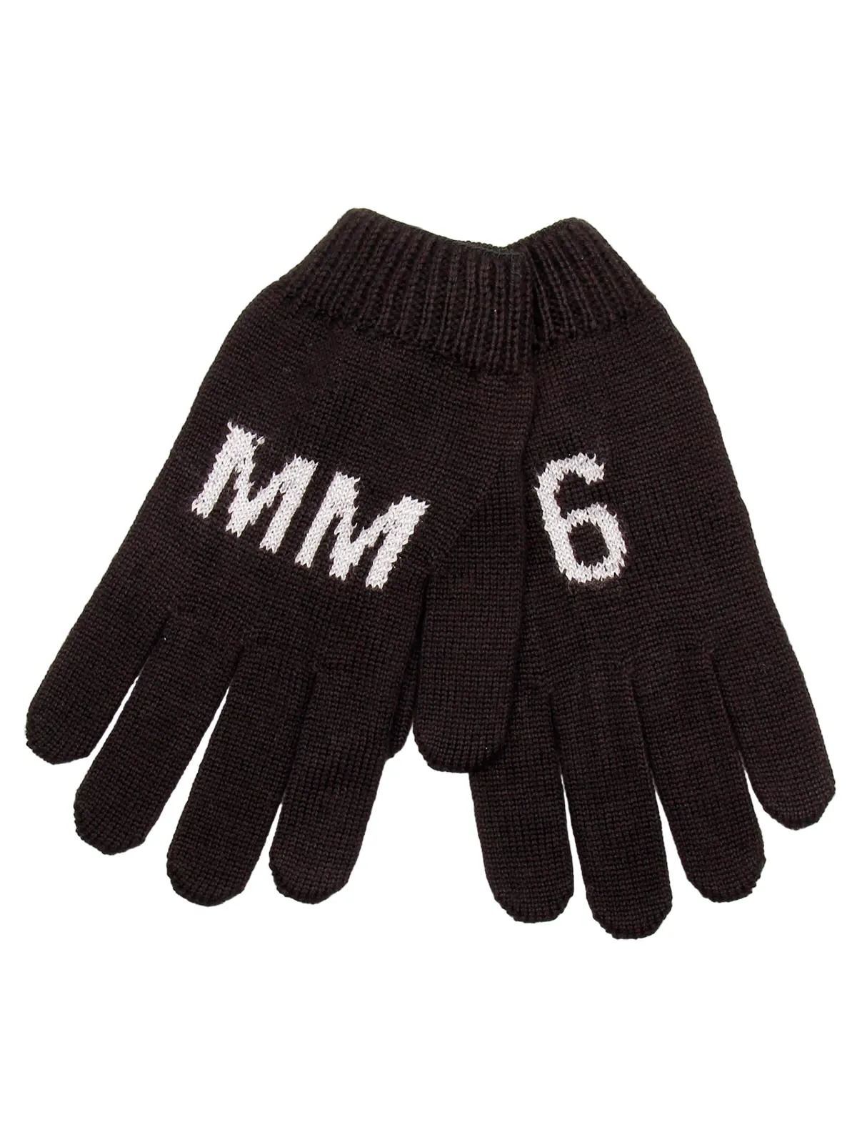 Перчатки MM6 Maison Margiela, Черный, 2725569 
Перчатки MM6 Maison Margiela, Черный, 2725569
