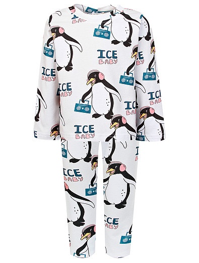 Пижама с принтом пингвин HOLIVIN - 0214529270350 - Фото 1