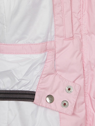 Куртка розовая с поясом и вышивкой на спине POIVRE BLANC - 1072609980211 - Фото 4