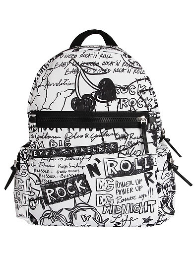 Рюкзак с принтом граффити Dolce & Gabbana - 1504508280340 - Фото 1