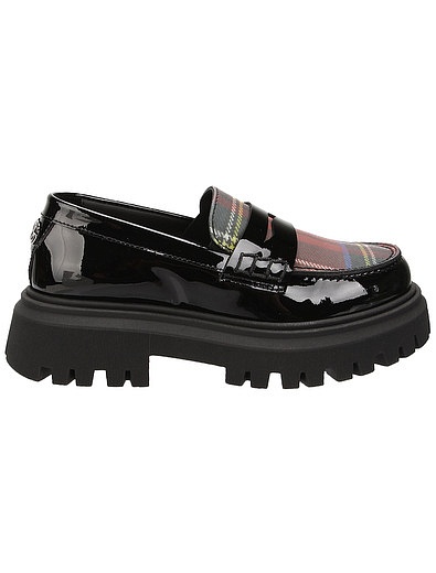 Лакированные туфли с принтом тартан Dolce & Gabbana - 2014509280014 - Фото 2