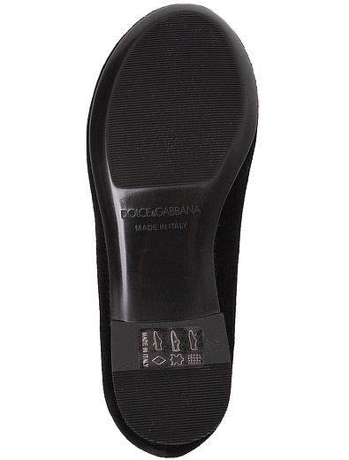 Туфли из бархата с термоклеевыми стразами Dolce & Gabbana - 2011109980603 - Фото 5