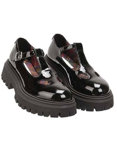 Лакированные туфли с массивной подошвой Dolce & Gabbana - 2014509280090 - Фото 1