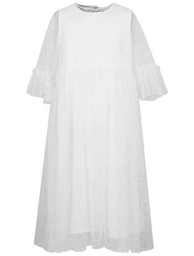 Легкое белое платье Il Gufo - 1051209971201 - Фото 1