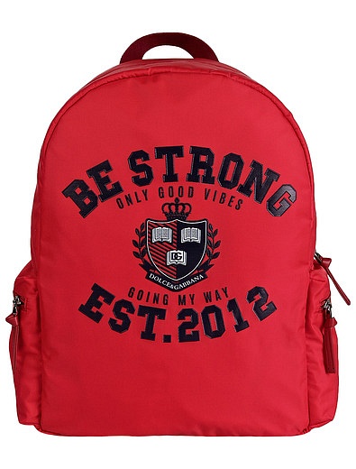 Красный рюкзак Be strong Dolce & Gabbana - 1504528280139 - Фото 1