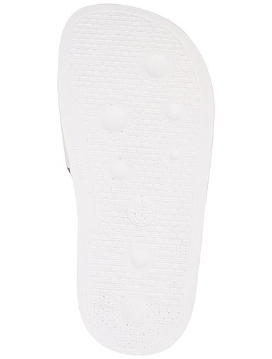 Белые Шлепанцы пляжные с логотипом Dolce & Gabbana - 2284519270149 - Фото 5