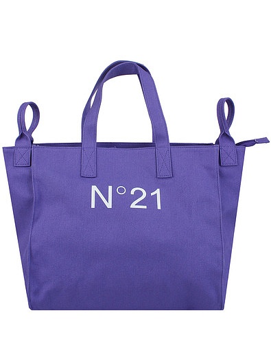 Фиолетовая сумка шоппер №21 kids - 1204508410364 - Фото 1