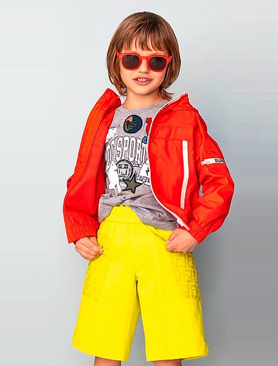 Серая хлопковая Футболка с принтом Dolce & Gabbana - 1134519279875 - Фото 2