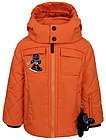 Оранжевая куртка со съемным капюшоном - 1074519283185