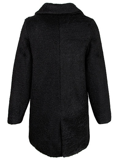 Черное однобортное пальто Vicolo - 1124509081472 - Фото 2