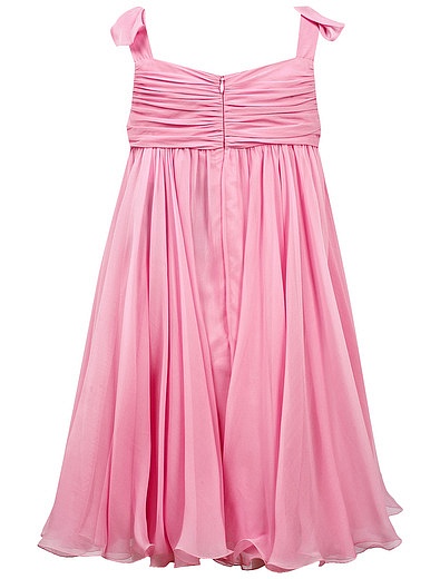 Воздушное розовое платье из шифона Dolce & Gabbana - 1054509274546 - Фото 2