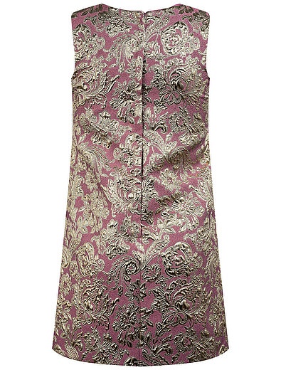 Платье из жаккарда ламе Dolce & Gabbana - 1054509175089 - Фото 3