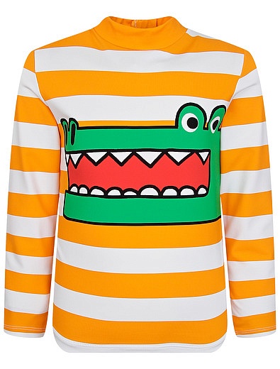 солнцезащитная футболка с крокодилом Stella McCartney - 4404519270484 - Фото 1