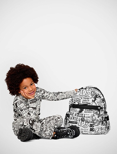Рюкзак с принтом граффити Dolce & Gabbana - 1504508280340 - Фото 2