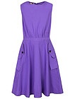 Фиолетовое платье без рукавов - 1054509417585