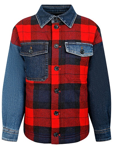 Куртка-рубашка в технике пэтчворк Dolce & Gabbana - 1074519182822 - Фото 1