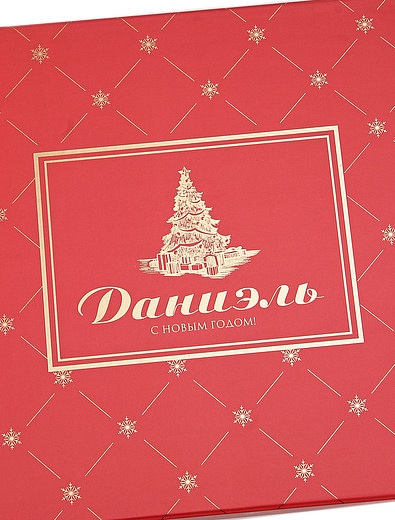 Красная новогодняя подарочная упаковка Daniel - 3514529280036 - Фото 2