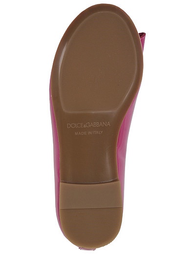 Балетки из лакированной кожи Dolce & Gabbana - 2014509070677 - Фото 5