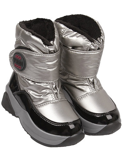 Серебристые дутые ботинки Jog Dog - 2034529181368 - Фото 1