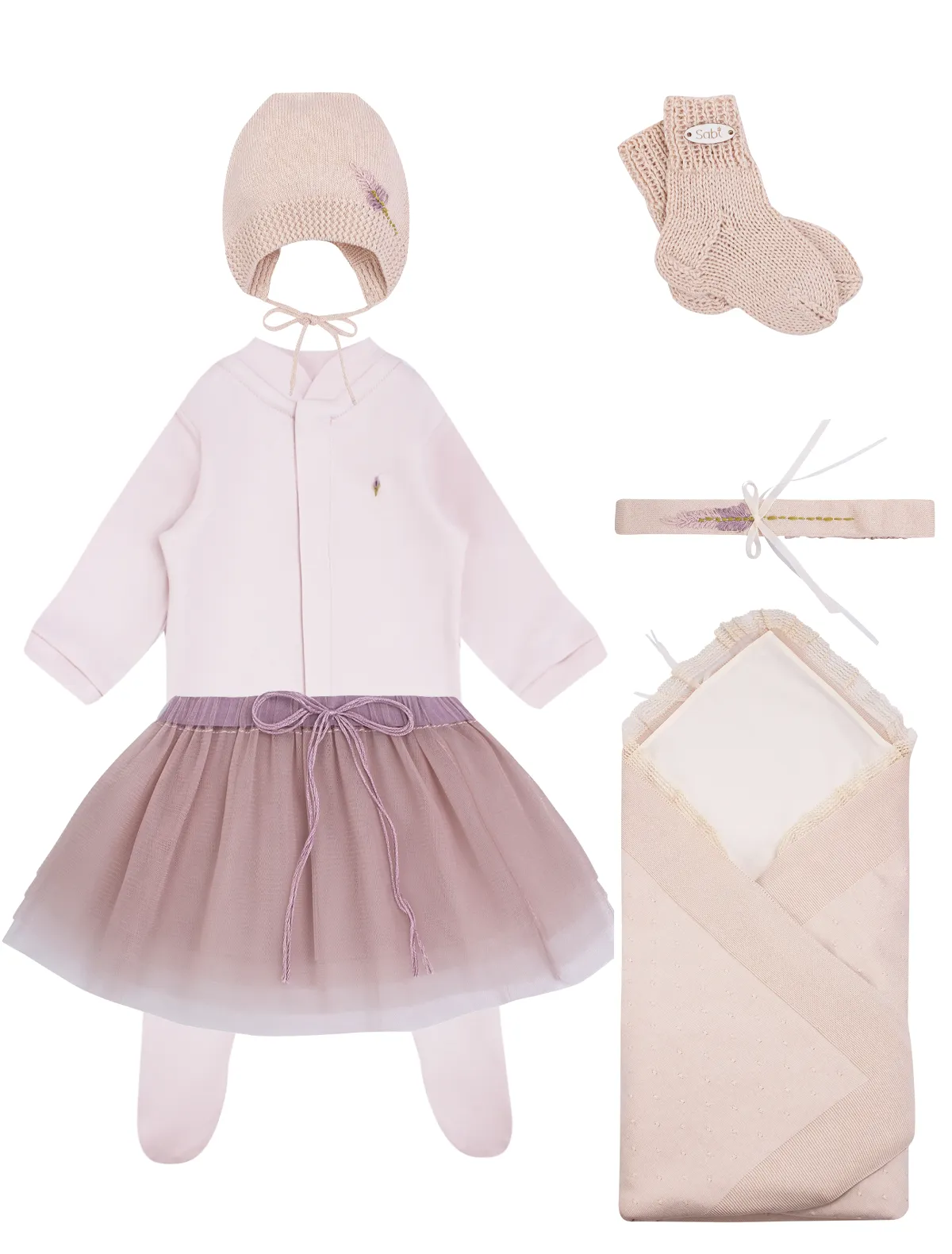 

Комплект из 8 шт SabiSaraBara, Бежевый, 2800271