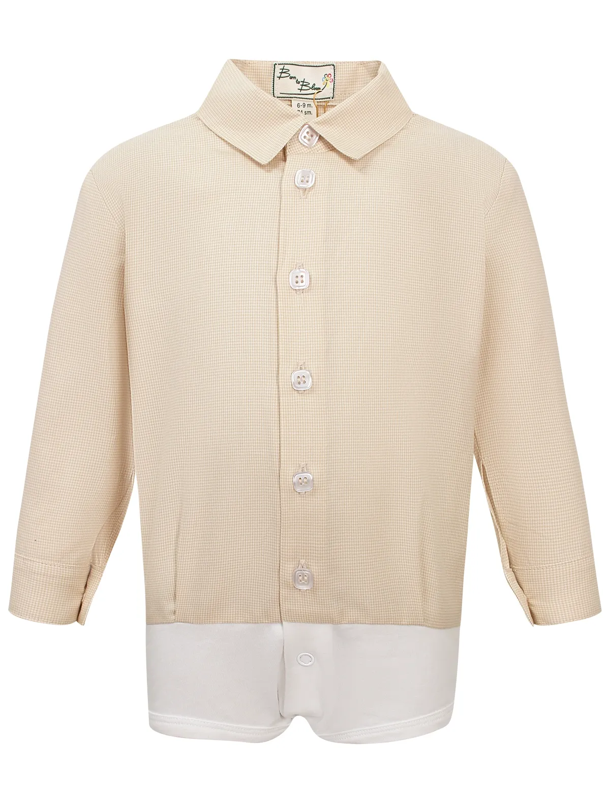 

Рубашка Born to Bloom, Бежевый, 2787363