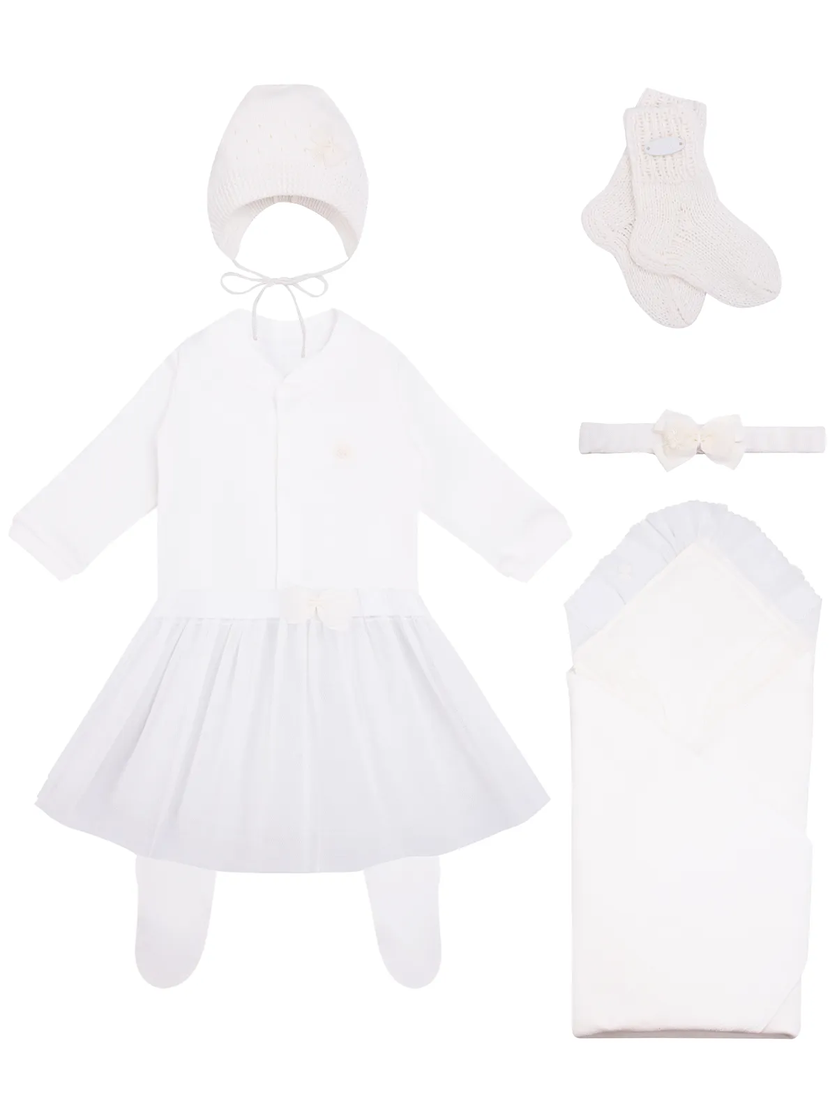 

Комплект из 8 шт SabiSaraBara, Белый, 2800291