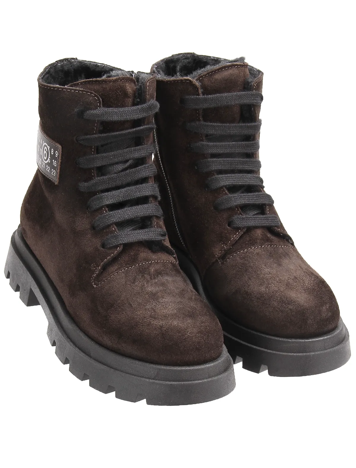 

Ботинки MM6 Maison Margiela, Коричневый, 3000467