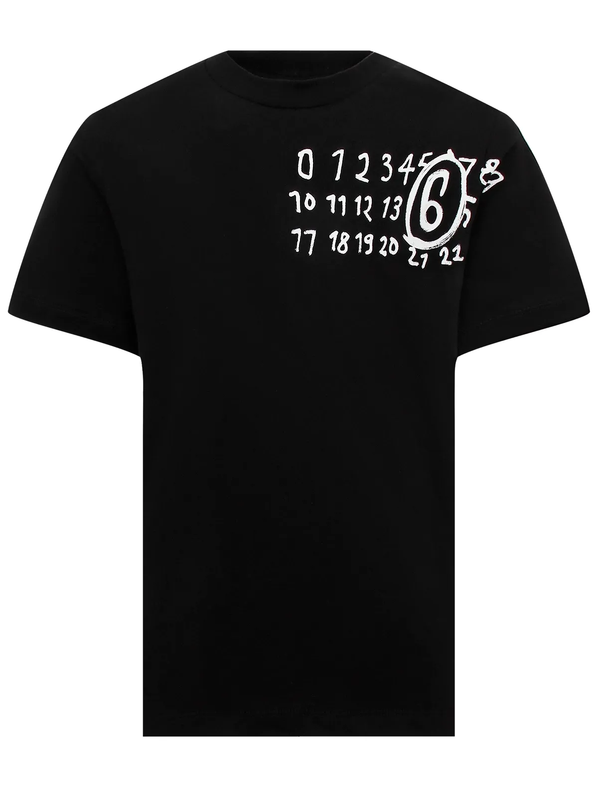 

Футболка MM6 Maison Margiela, Черный, 2883106