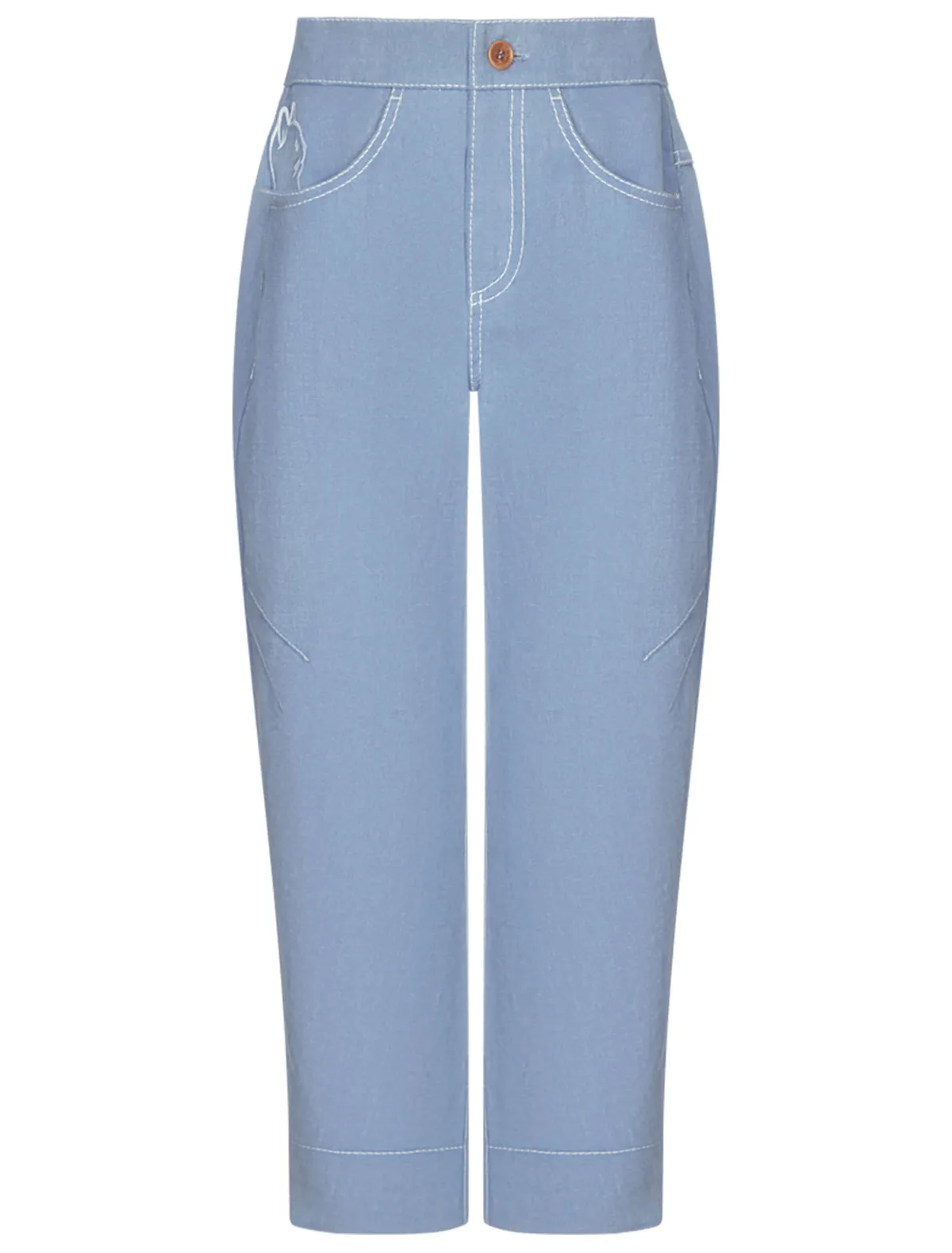 

Брюки Ulyana Sergeenko, Голубой, 2514661