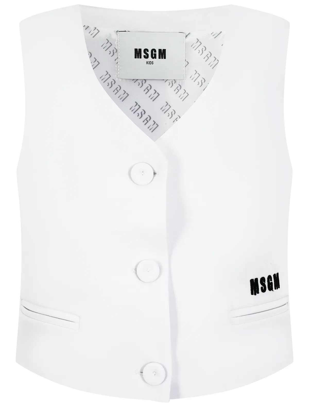 

Жилет MSGM, Белый, 2648881