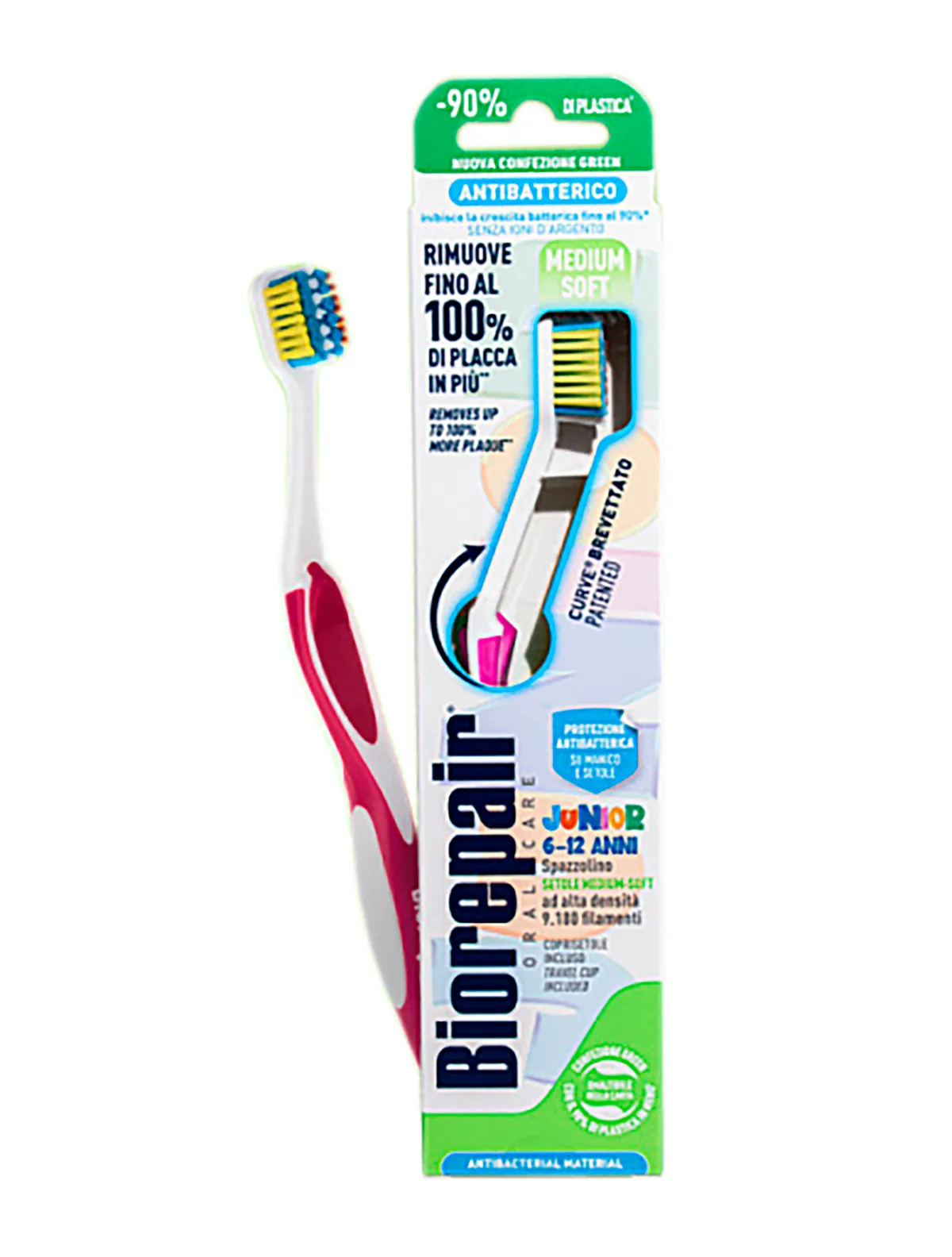 

Зубная щетка Biorepair, Розовый, 2611735