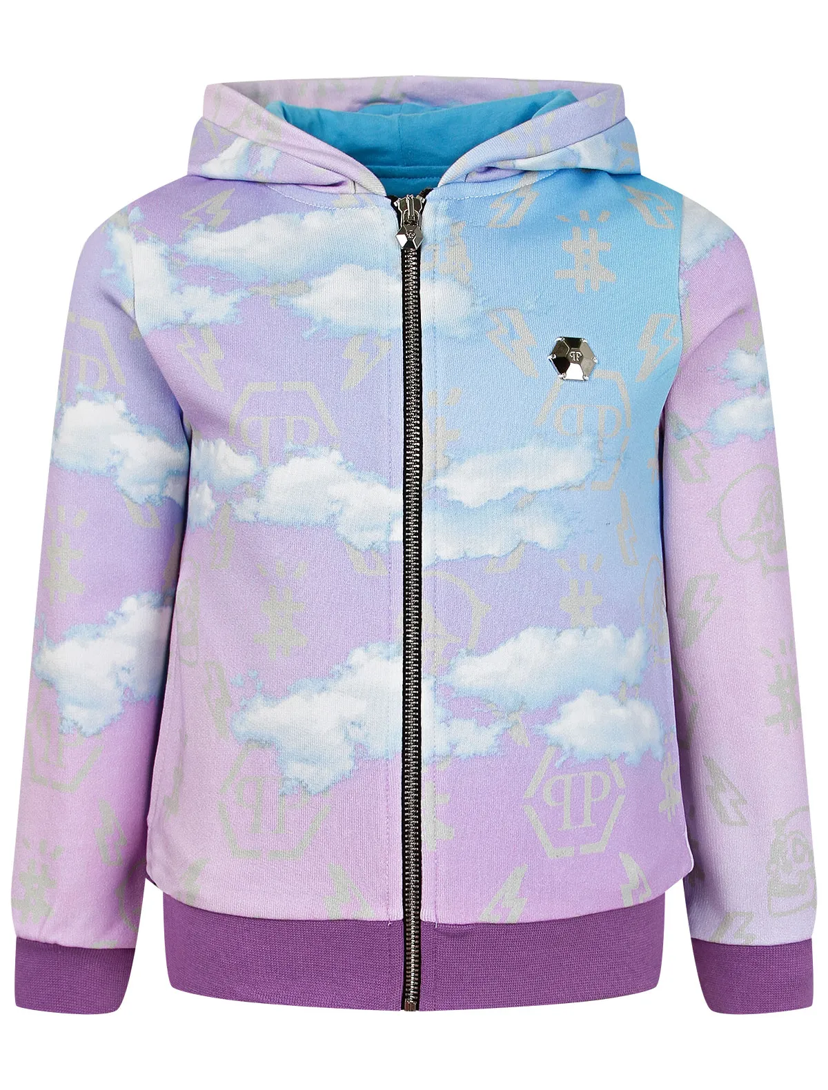 

Толстовка Philipp Plein, Фиолетовый, 2315440