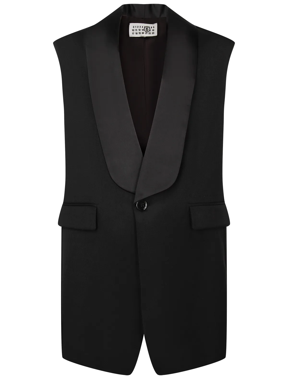 

Жилет MM6 Maison Margiela, Черный, 2714404