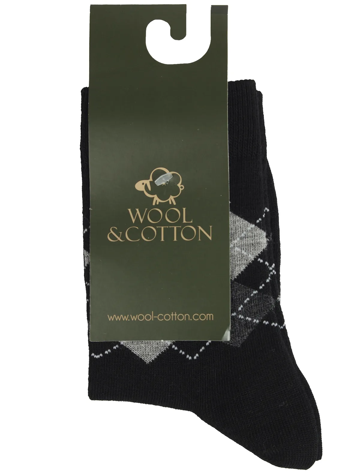 

Носки WOOL & COTTON, Черный, 2498990