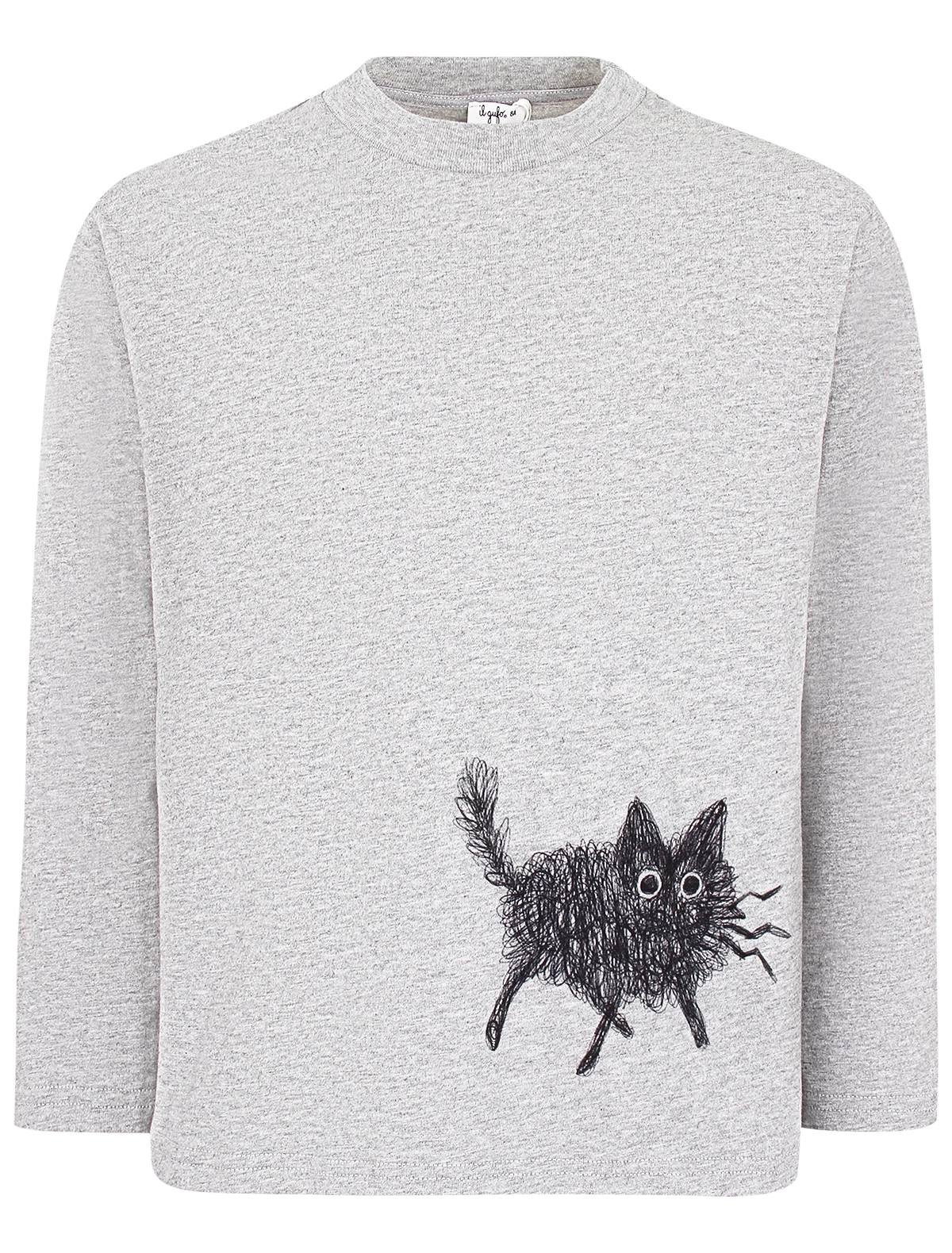 

Лонгслив Il Gufo, Серый, 3097620