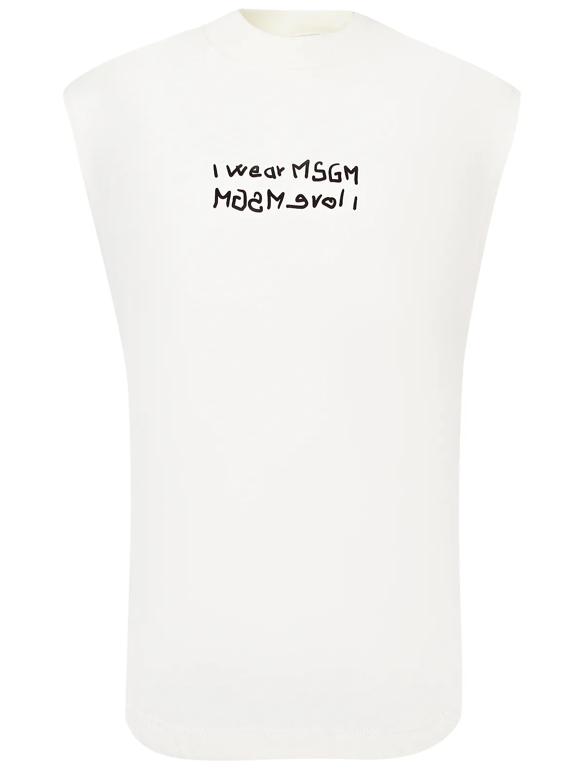 

Майка MSGM, Бежевый, 2753435