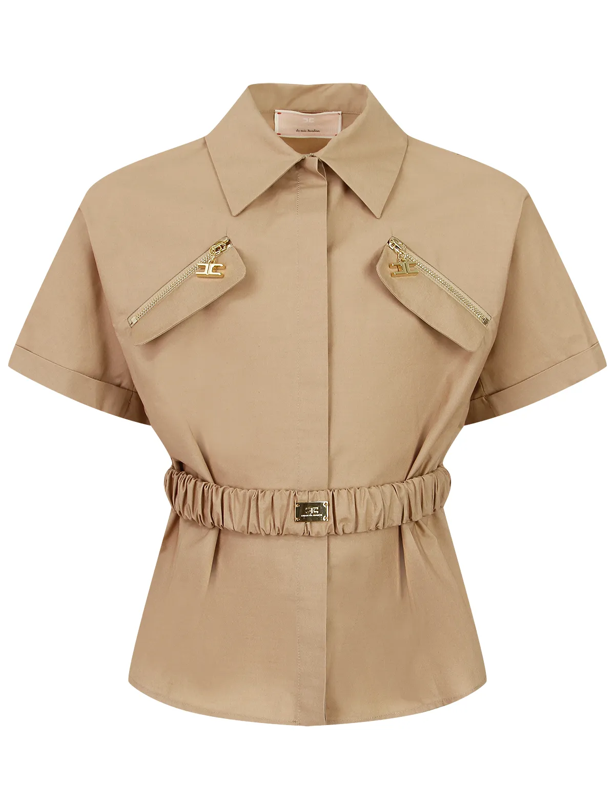 

Блуза ELISABETTA FRANCHI, Бежевый, 2672305