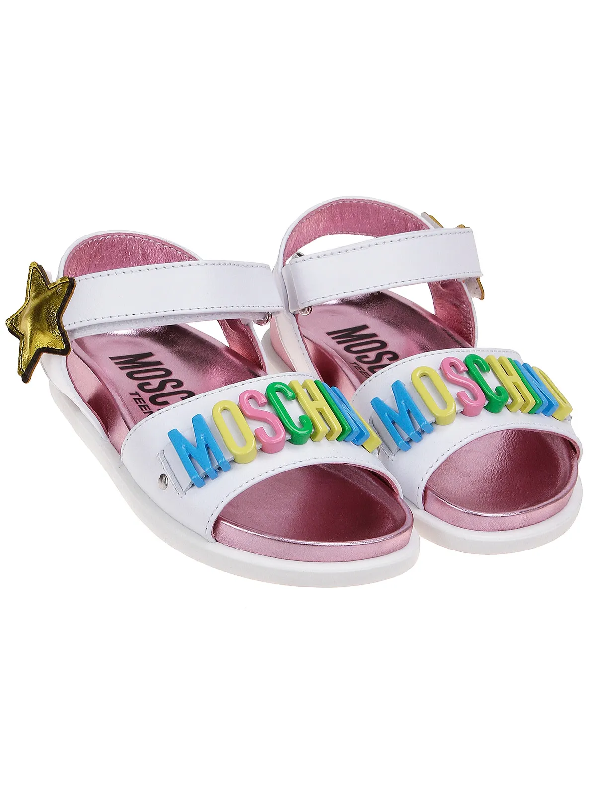 

Босоножки Moschino, Белый, 2656222