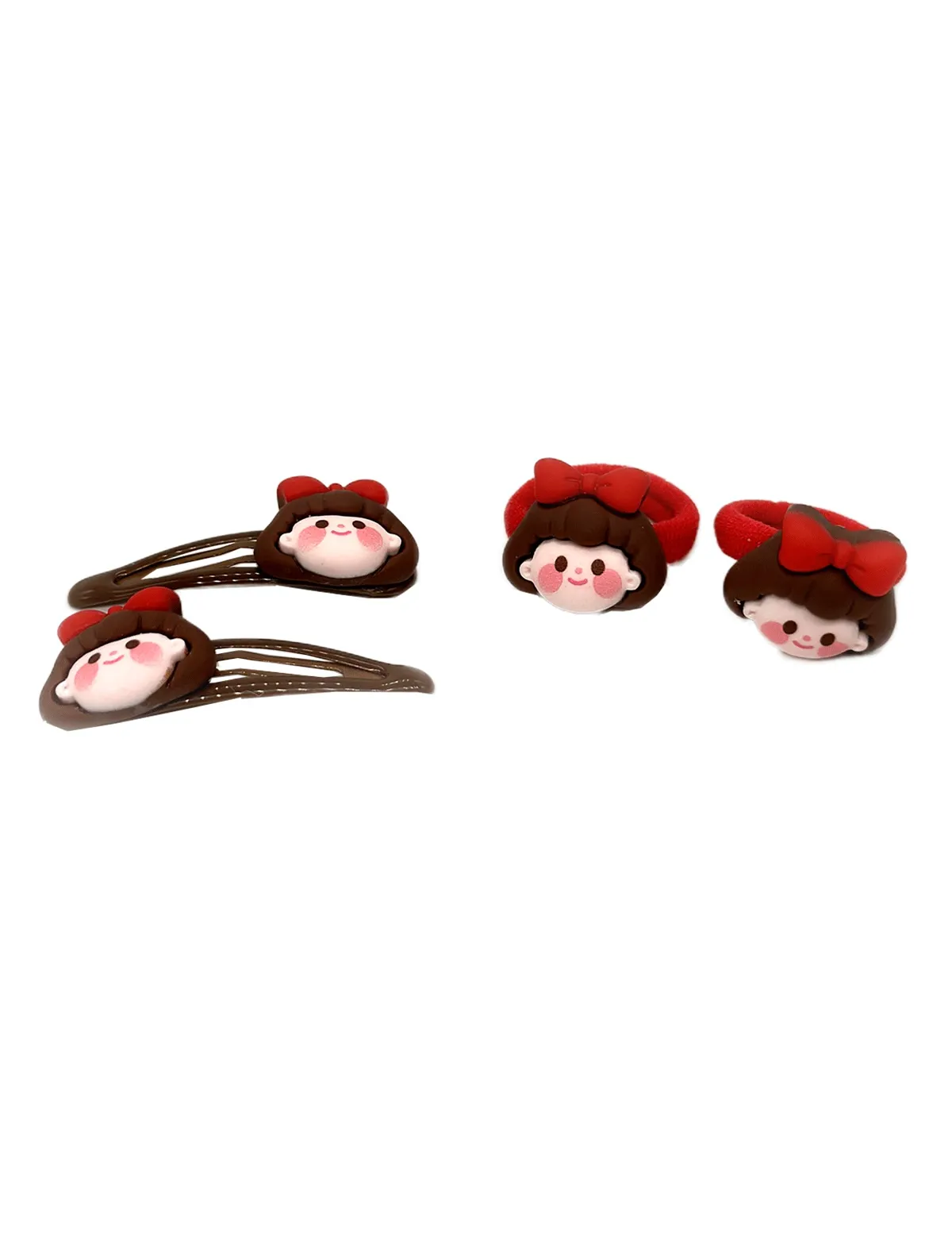 

Заколка Junefee, Красный, 2784593