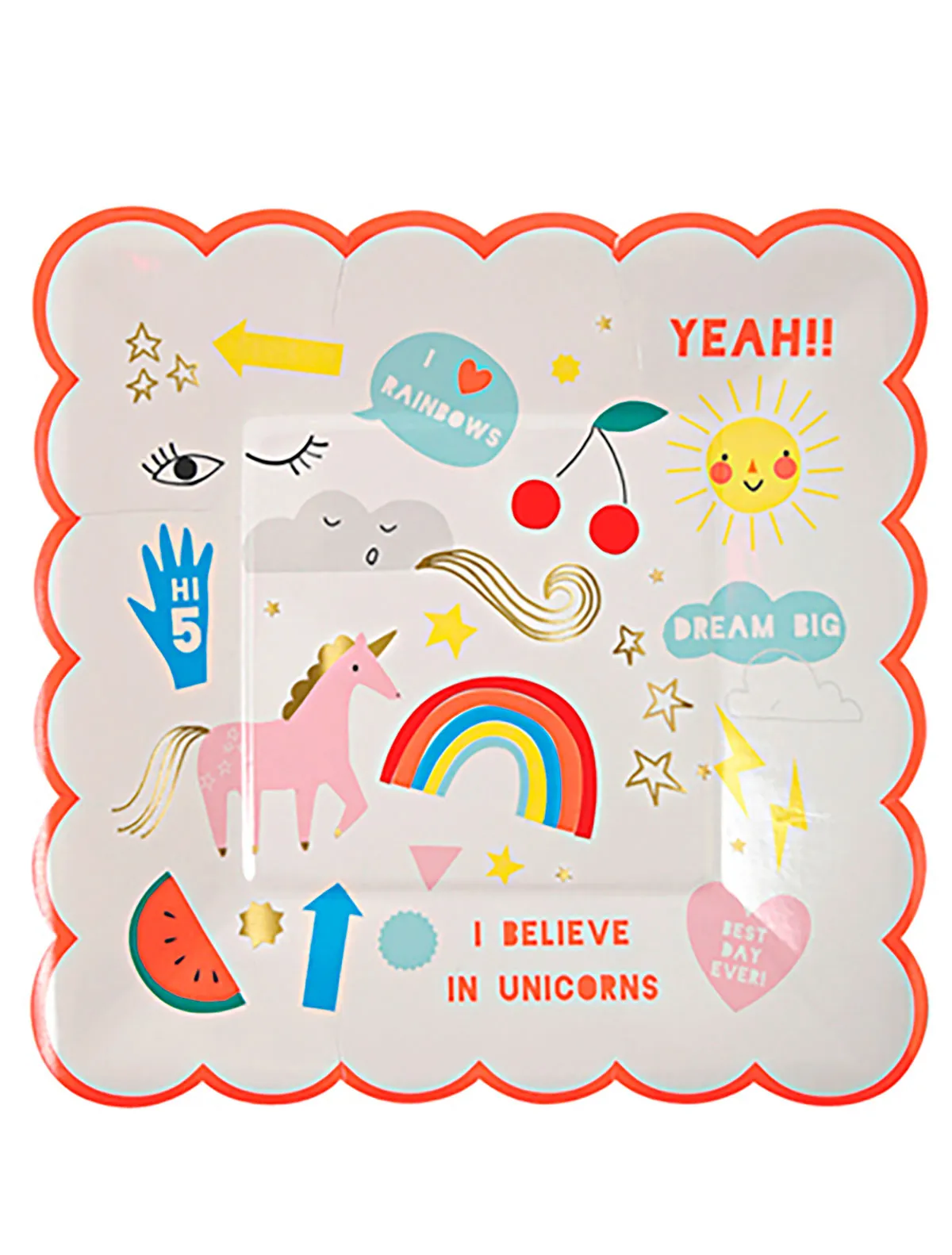 

Тарелка Meri Meri, Белый, 2492525