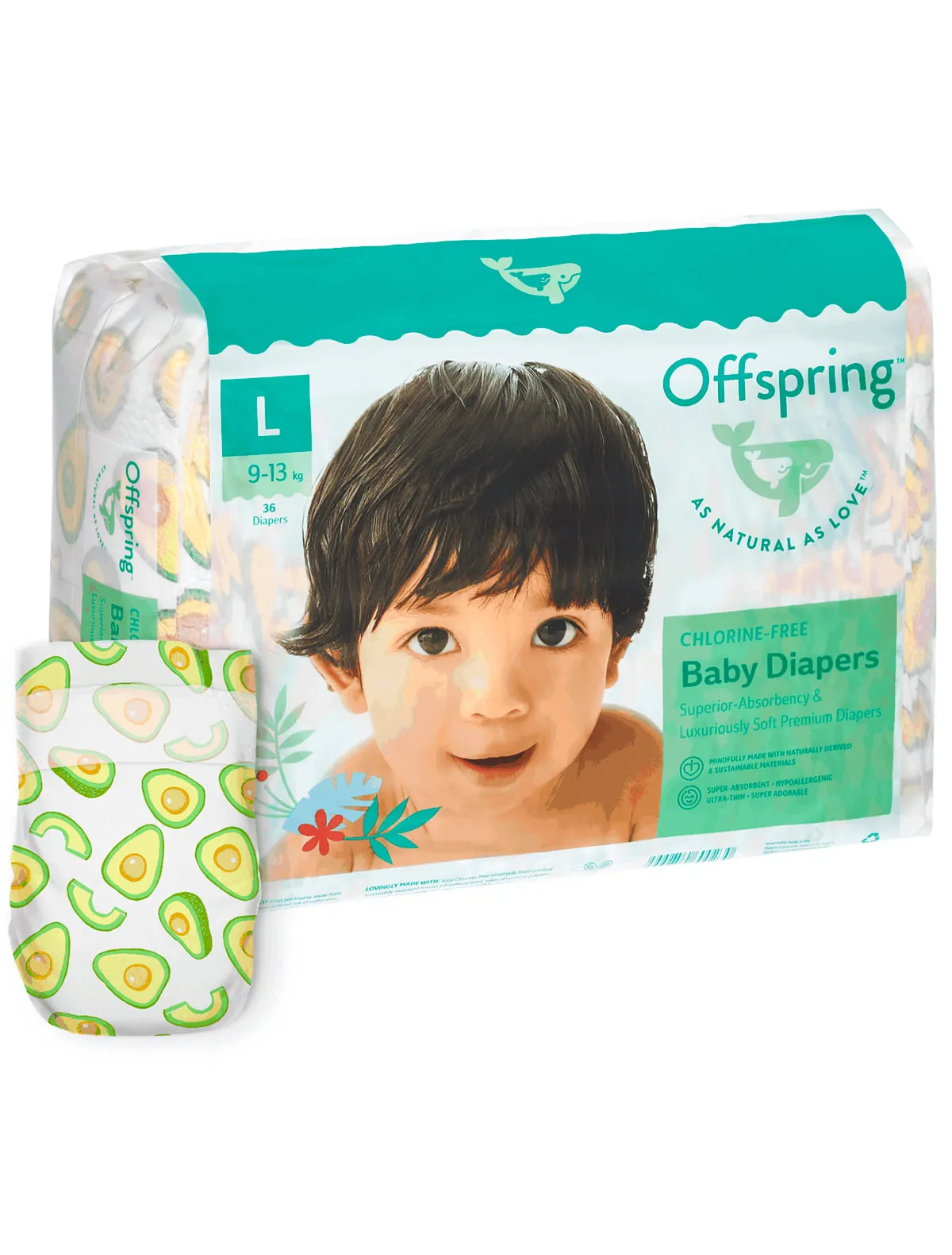 

Подгузники Offspring, Белый, 2330759