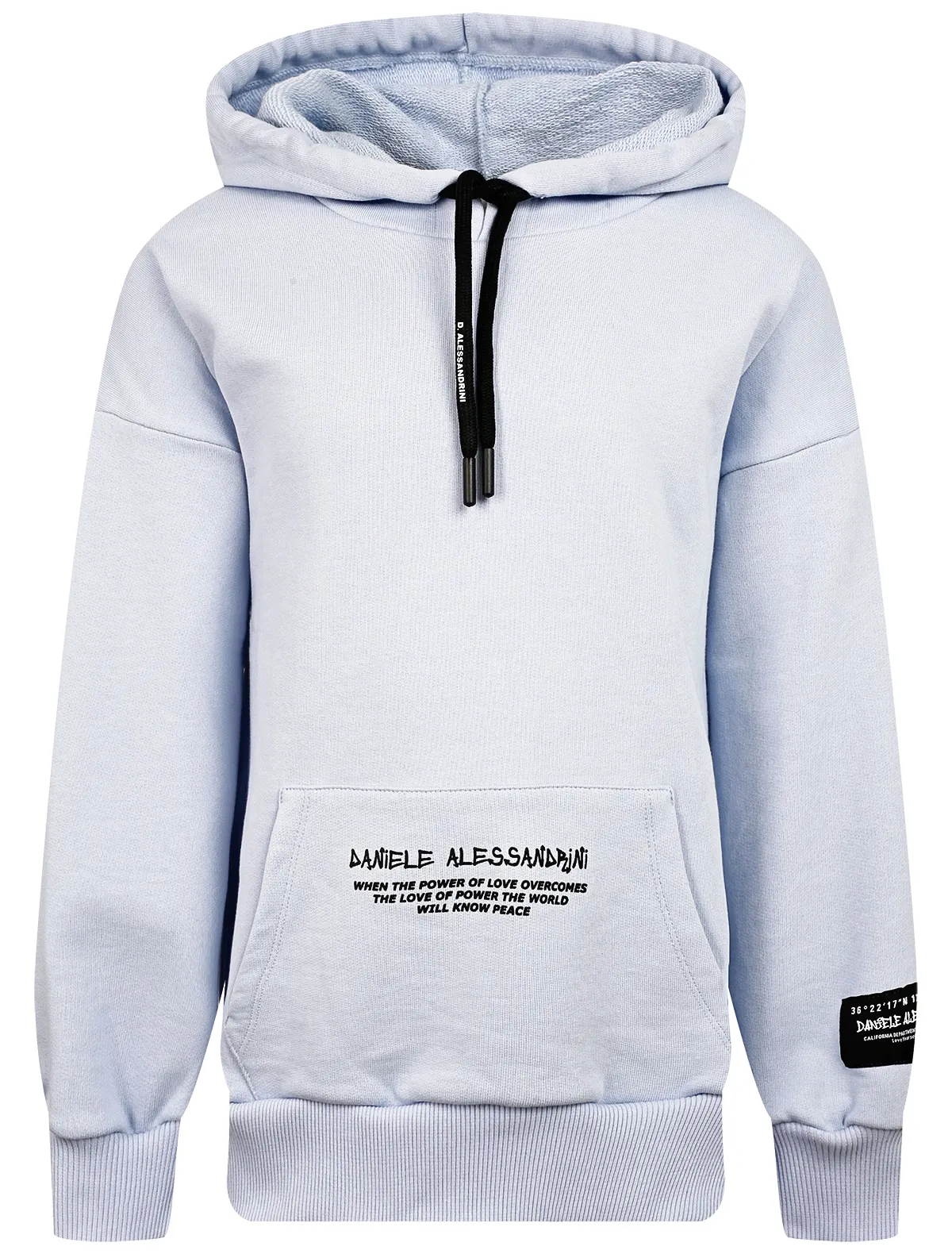

Худи Daniele Alessandrini, Голубой, 2400997