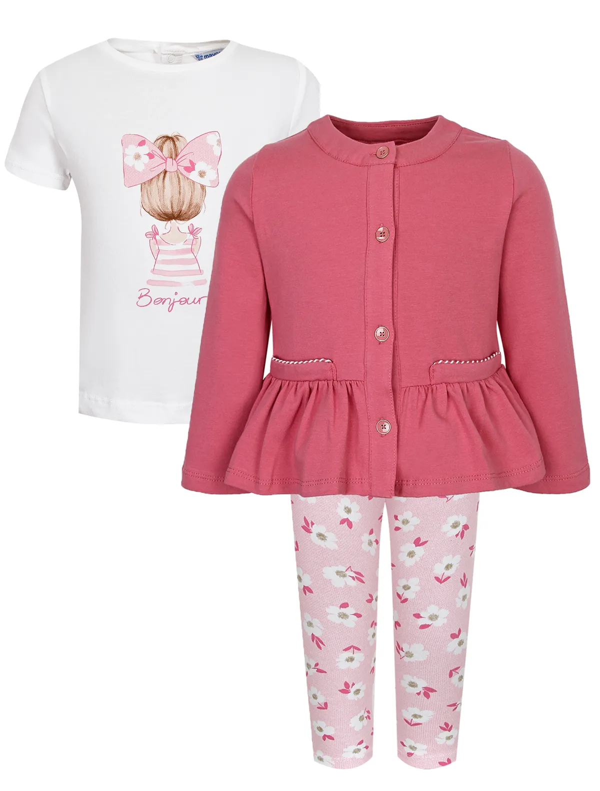 

Комплект из 3 шт. Mayoral, Белый, 2642728