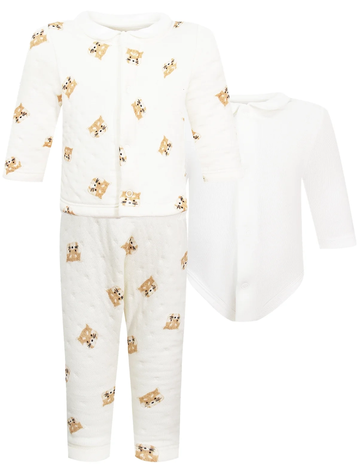 

Комплект из  шт. PETIT BATEAU, Бежевый, 3052747