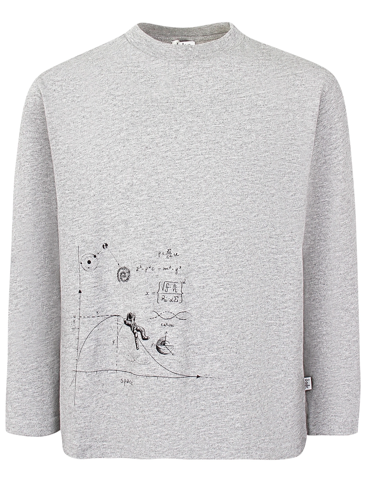 

Лонгслив Il Gufo, Серый, 3091631