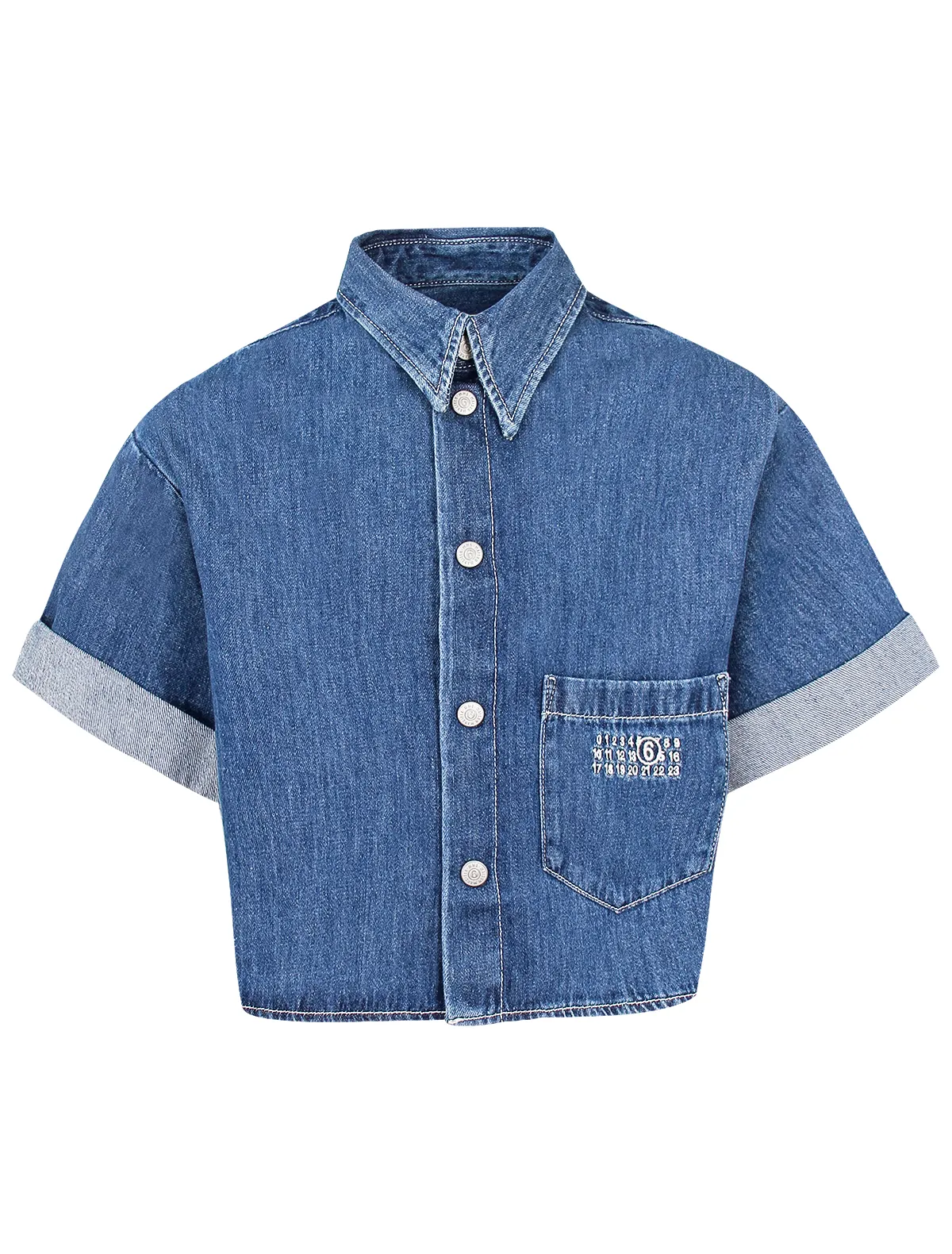 

Блуза MM6 Maison Margiela, Синий, 2766936