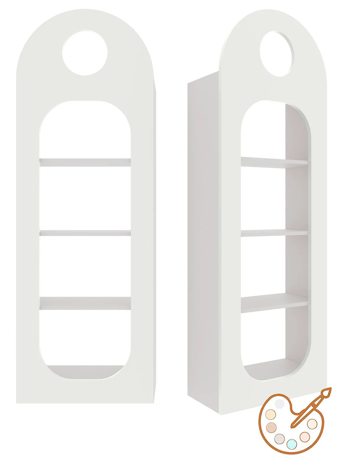 

Стеллаж Little Street, Разноцветный, 2558445