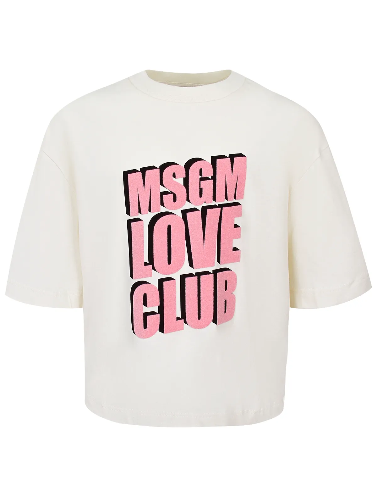 

Футболка MSGM, Бежевый, 2698125