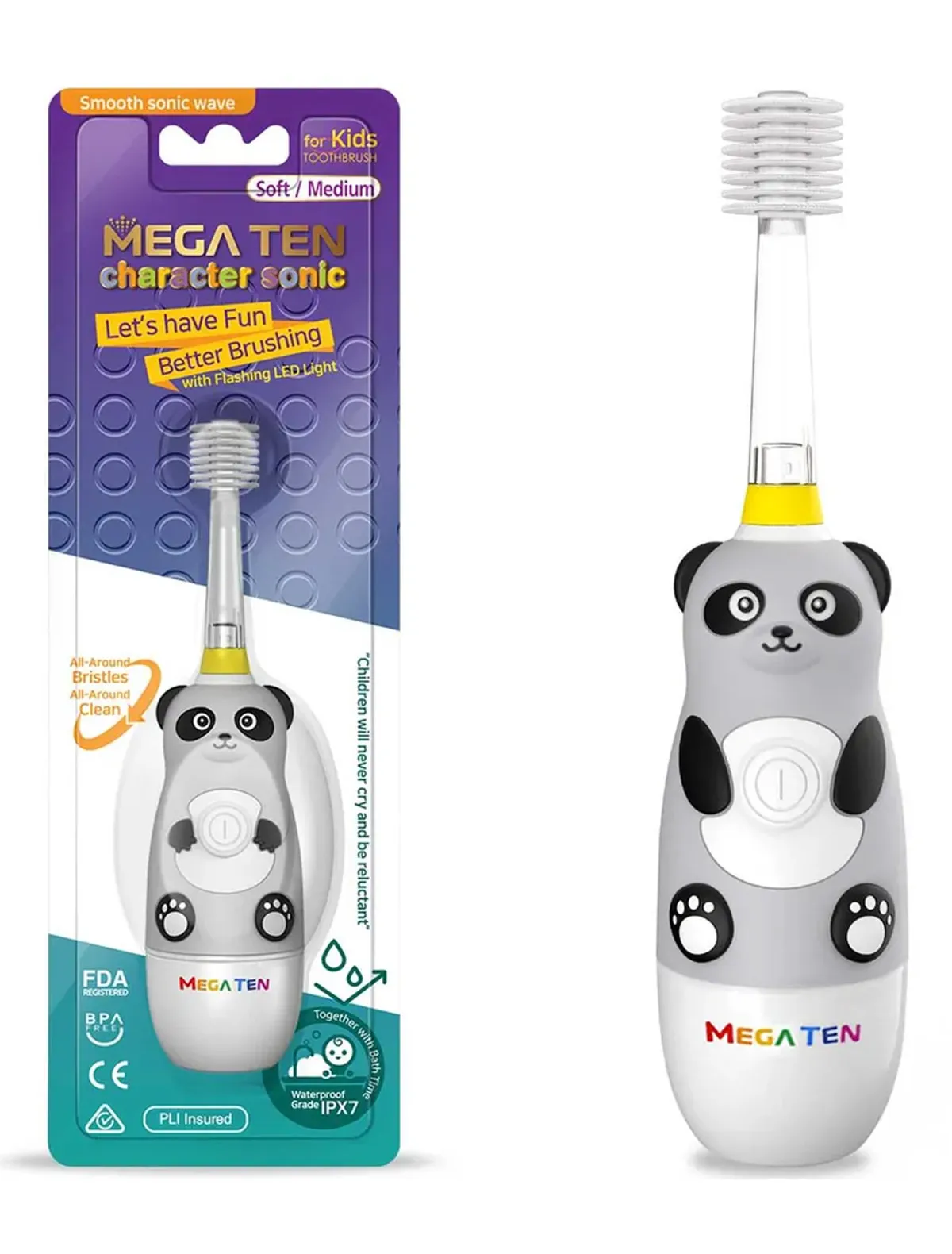 

Зубная щетка Megaten, Разноцветный, 2780691